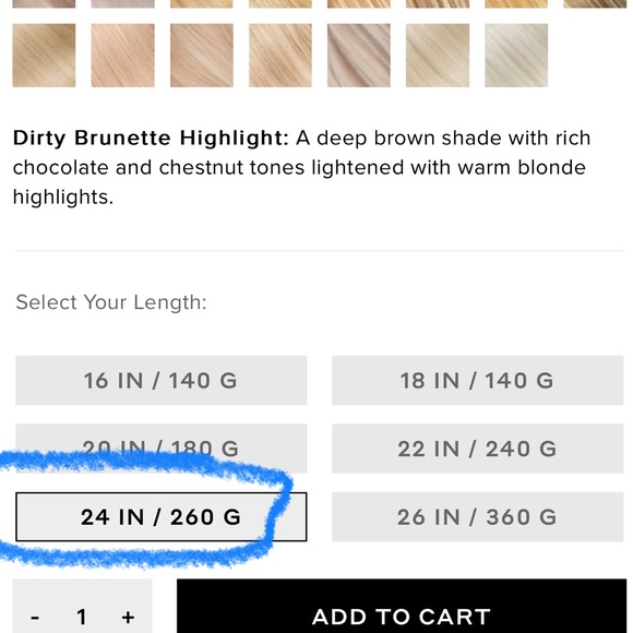 24” Bellami Clip in Hair Extensions - Picture 3 of 3